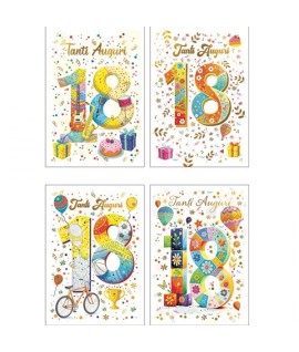 BIGLIETTI CECAMI 00242 B.C. 12P 18 ANNI