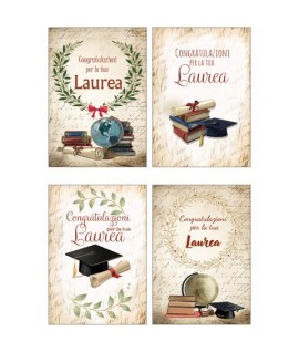 BIGLIETTI CECAMI 00157 LAUREA 12P
