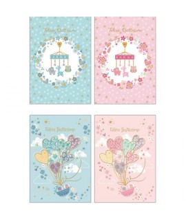 BIGLIETTI CECAMI 10227 BATTESIMO 12P