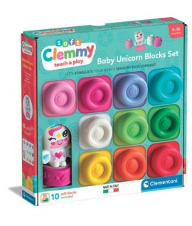 CLEMENTONI 17630 CLEMMY UNICORN 10 BLOCK