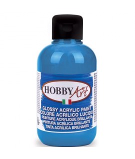 TEMP.ACRIL HOBBYART LUCIDA CIANO 250ML