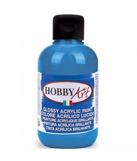 TEMP.ACRIL HOBBYART LUCIDA CIANO 250ML