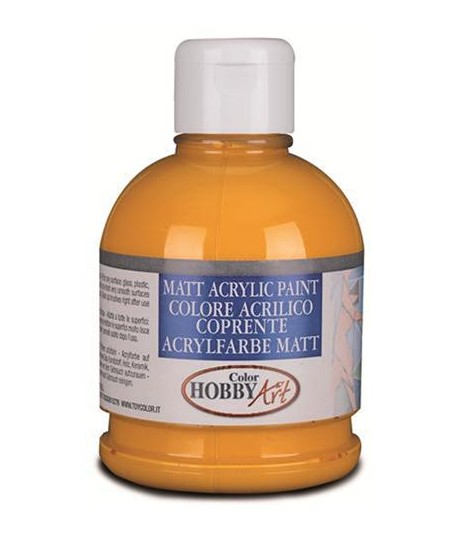 TEMP.ACRIL HOBBYART MATT GIALLA 250ML