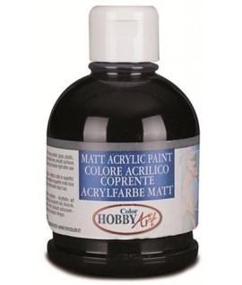 TEMP.ACRIL HOBBYART MATT NERO 250ML