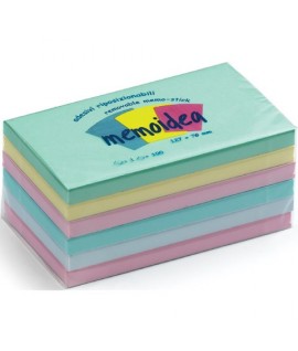 MEMOIDEA NOTES MM127*76 PASTELLO 6PZ