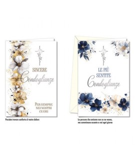 BIGLIETTO CROMO CONDOGLIANZE 9894 12PZ