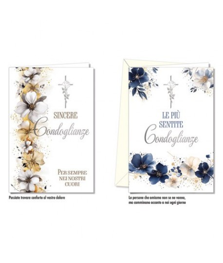 BIGLIETTO CROMO CONDOGLIANZE 9894 12PZ