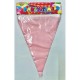 FESTONE BANDIERINE TRIANG. ROSA 5MT
