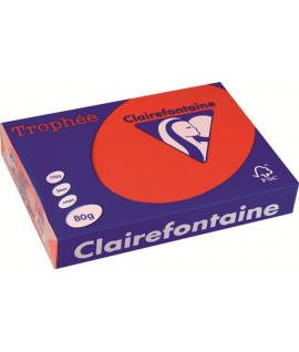 CARTA TROPHEE 80G A3 ROSSO 8375 500F