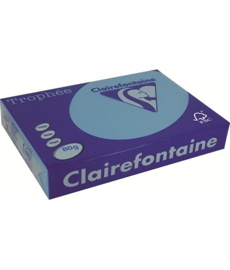 CARTA TROPHEE 80G A3 BLU 1263 500F