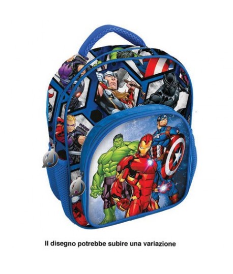ZAINO ASILO AVENGERS 672842 C/TASCA 30CM