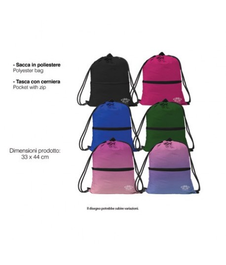 ZAINO A SACCA T.UNITA 44*33 0748