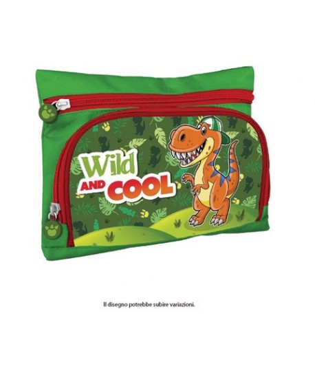 BUSTINA DINOSAURO 0836 2 CERNIERE
