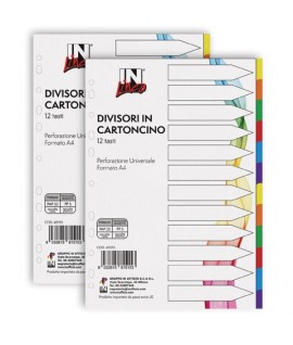 DIVISORI INLINEA 12T CARTONC.ROBUSTO