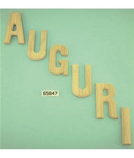 LETTERE "AUGURI" COMARCO 65847 6PZ