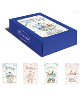 BIGLIETTI CECAMI 10209 BATTESIMO 12P