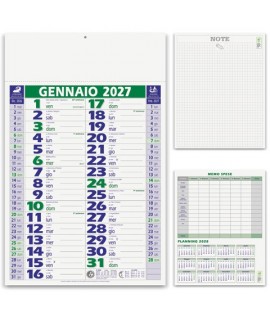 CALENDARIO OLANDESE 29X47 VER/BL PA620VE