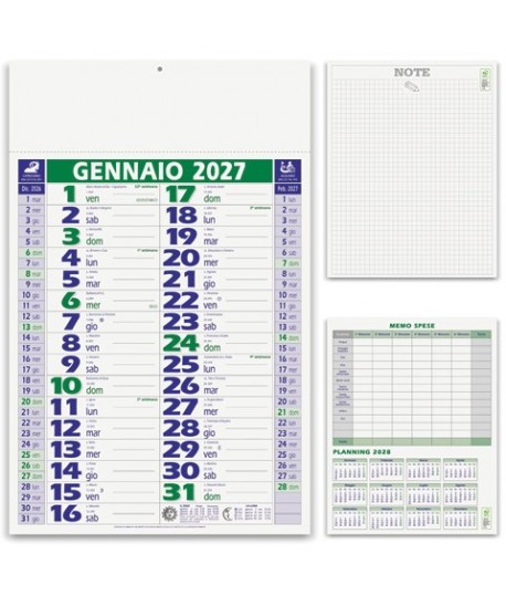 CALENDARIO OLANDESE 29X47 VER/BL PA620VE