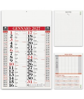 CALENDARIO OLANDESE 29X47 ROS/NE PA640RO