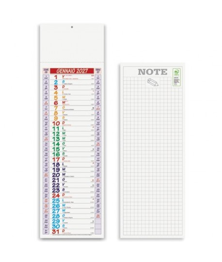 CALENDARIO TRITTICO 14X47 SLIM PA670