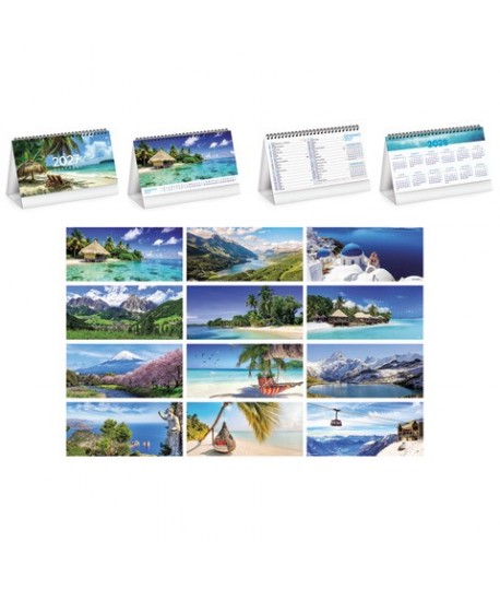 CALENDARIO TAVOLO 19X14 PAESAGGI PA402