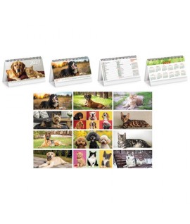 CALENDARIO TAVOLO 19X14 CANI/GATTI PA403