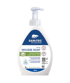 SAPONE IN MOUSSE GREEN POWER 600ML SANIT
