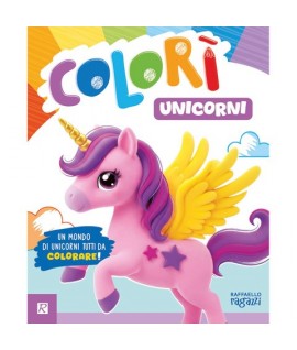 ALBUM COLORI'RAFFAELLO UNICORNI 5171
