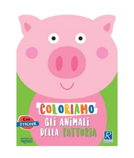 ALBUM COLORIAMO GLI ANIMALI FATTORIA