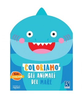 ALBUM COLORIAMO GLI ANIMALI DEL MARE
