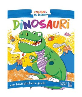 ALBUM COLORO E MI DIVERTO DINOSAURI