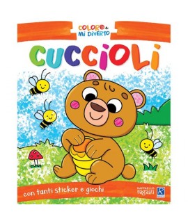 ALBUM COLORO E MI DIVERTO CUCCIOLI