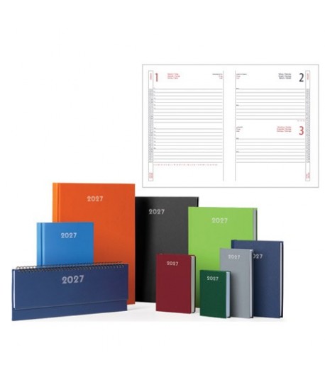 AGENDA GIORN.15X21 CB SD BULK 7136BK