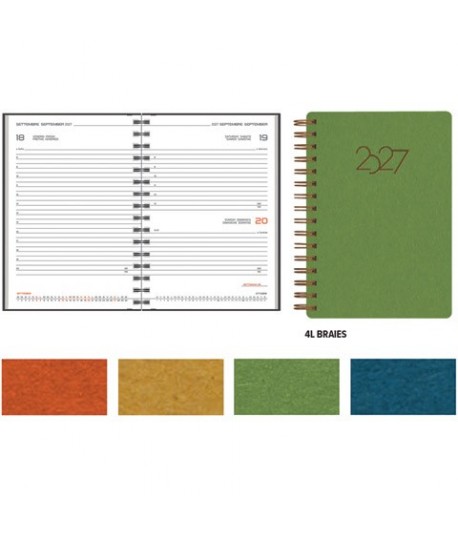AGENDA GIORN.14X20 CB SD BRAIES I734L SP