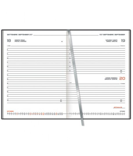 RIC.AGENDA GIORN.14X20 SD BIANCO I4051