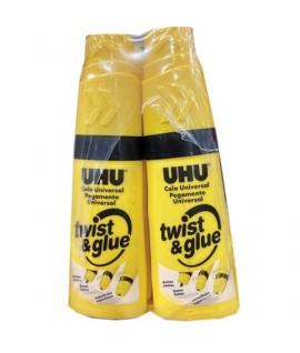 COLLA LIQUIDA UHU TWIST & GLUE 35ML 12PZ