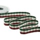NASTRO SCOZZESE T180/25 MM VERDE ROSSO