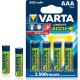 PILA RICARIC. VARTA 1,2V AAA 800MAH 4PZ