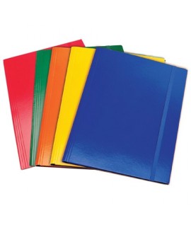 CARTELLA 3L+ELASTICO CM 35X50 5PZ ASSORT