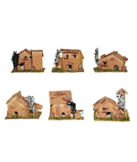 CASINE PRESEPE LEGNO 2PZ 8X5X7 00220XFC