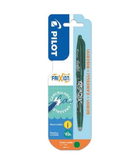PENNA SFERA PILOT FRIXION 07 VERDE BL.1