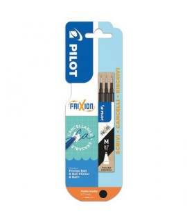 REFILL PILOT FRIXION 07 NERO BL.3