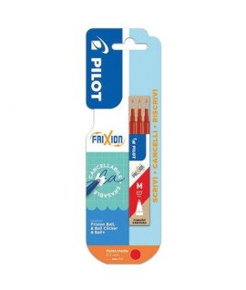 REFILL PILOT FRIXION 07 ROSSO BL.3
