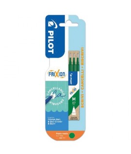 REFILL PILOT FRIXION 07 VERDE BL.3