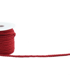 CORDONCINO COTONE 6MM A0106/C ROSSO