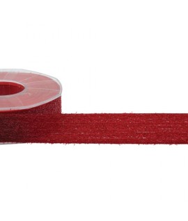 NASTRO PELOSETTO 25MM F19/25 ROSSO