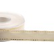 NASTRO COTONE IMPUNTURA 25MM LATTE