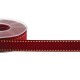 NASTRO COTONE IMPUNTURA 25MM BORDEAUX
