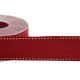 NASTRO COTONE IMPUNTURA 45MM BORDEAUX