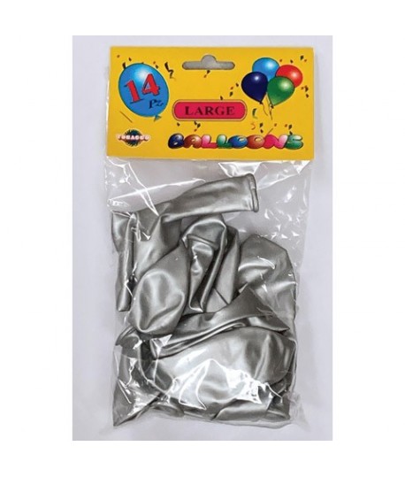 PALLONCINI TOBACCO GLOSSY ARGENTO 14PZ